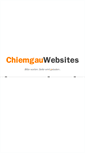 Mobile Screenshot of chiemgau-websites.de
